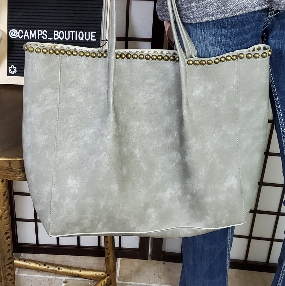 B-low the Belt Studded Tote